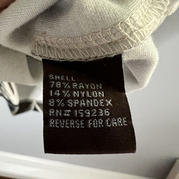 J. McLaughlin Catalyst Ponte Knit Dress 3/4 Sleeve Pop Feather Print Size Small‎ - Picture 6 of 6